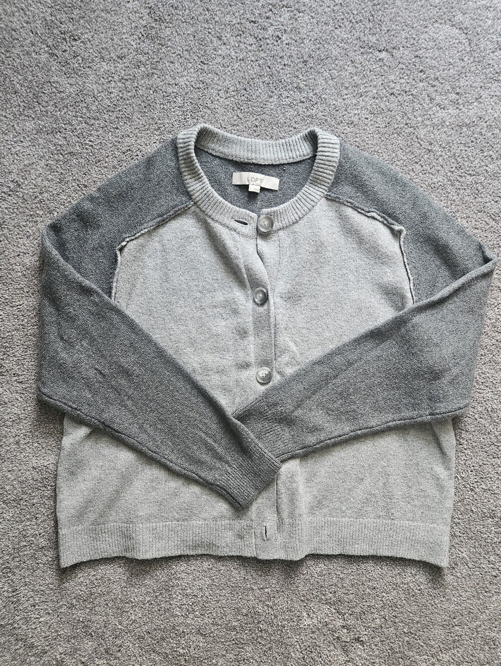 LOFT Two-toned Cardigan